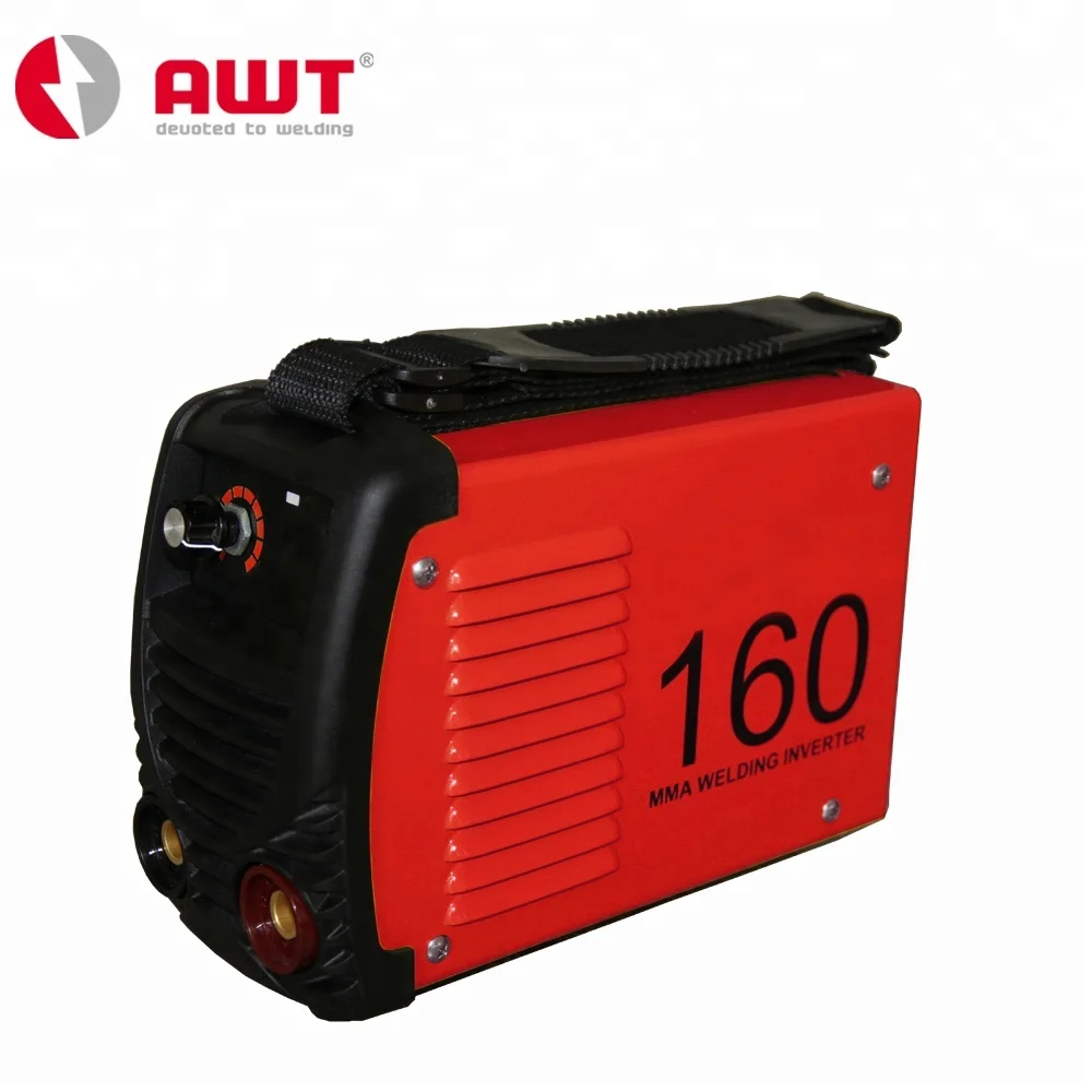 
AWT small mini inverter machine MMA03 inverter dc argon arc/mma 160 inverter arc welding machine 