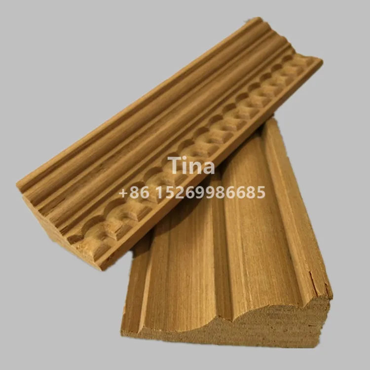 Engineered teak wood moulding