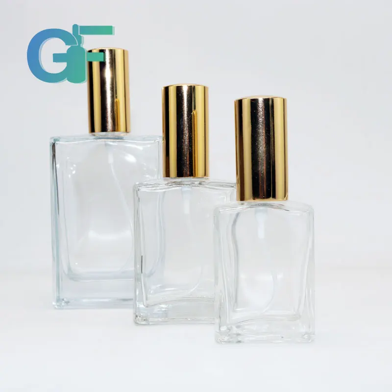 30ml 50ml Empty Perfume Square Rectangle Glass Spray Bottles - Buy ...