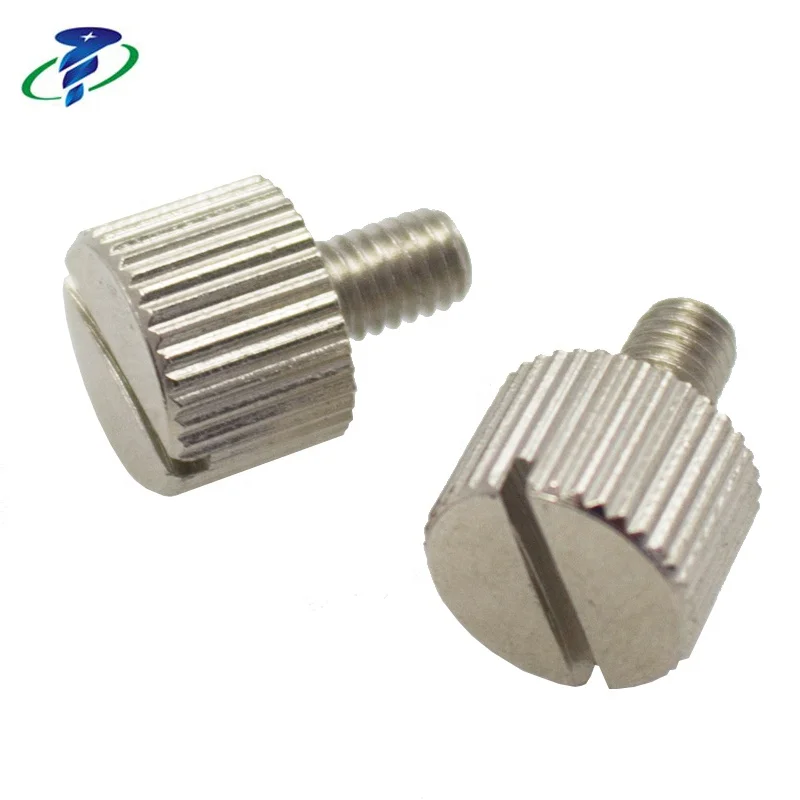 Stainless Steel Slotted Knurled Thumb Screws M4 Buy Knurled Thumb