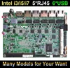 Highton win7/win8/win10/linux/unix OS computer laptop PCBA with Intel Core i3-6100U dual-core desktop motherboard with RJ45 port