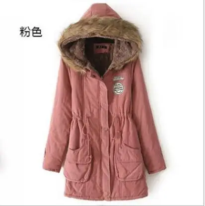 Korean students winter coat women's long section lamb fur coat warm cotton coat women 2018 plus size