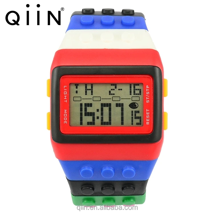 QS715 SHHORS Factory Wholesale LCD Outdoor Backlight Multi function Digital Watches