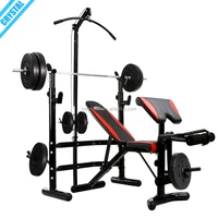 

SJ-780 Best price Multi home gym fitness equipment extreme performance weight bench with squat rack