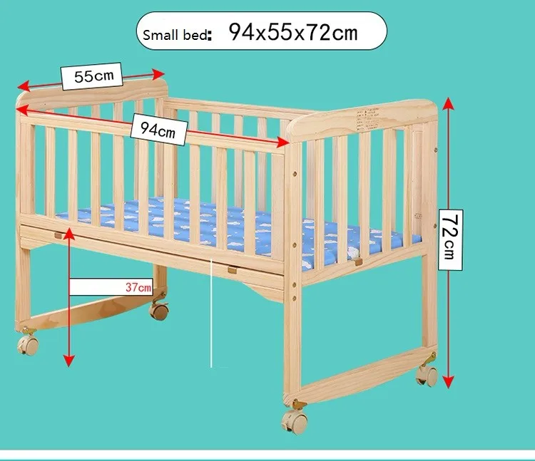 Soild Wood Newborn Baby Foldable Swing Cot Portable Bed Buy Soild