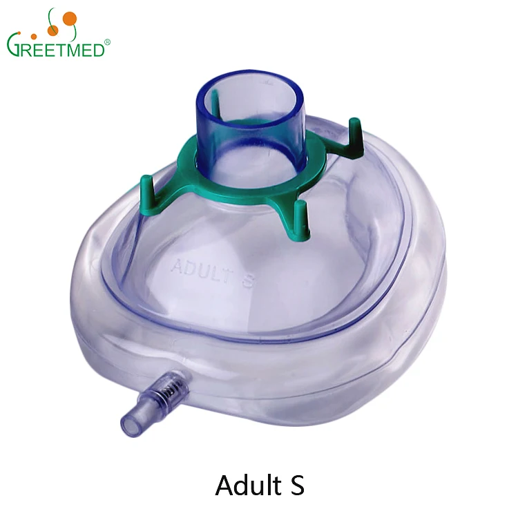Factory price medical latex free pvc face anesthesia mask