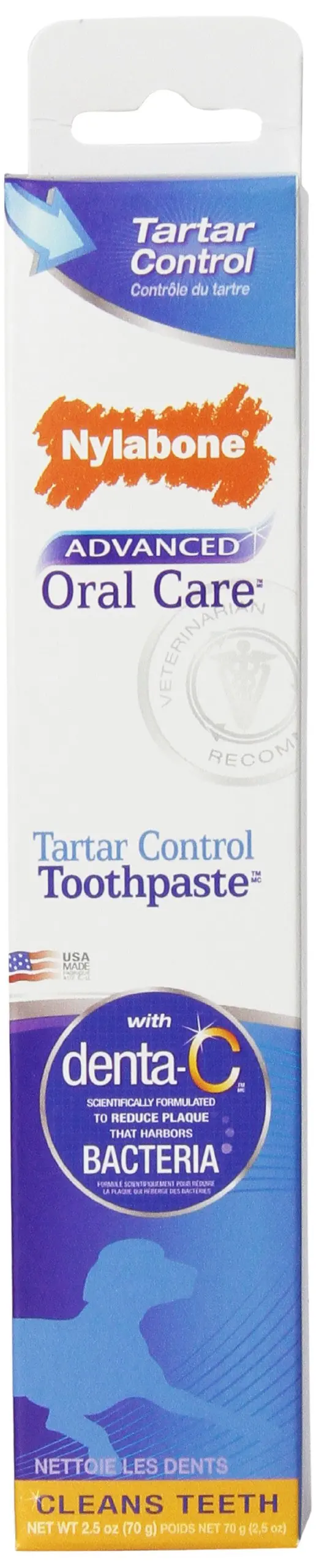 Nylabone Advanced Oral Care 2.5 oz Tartar Control Dog Toothpaste