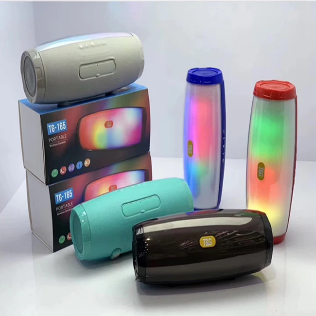 Wireless Speaker FM radio TF card USB Portable Music Mini bluetooth speaker with audio output led lights - ANKUX.COM