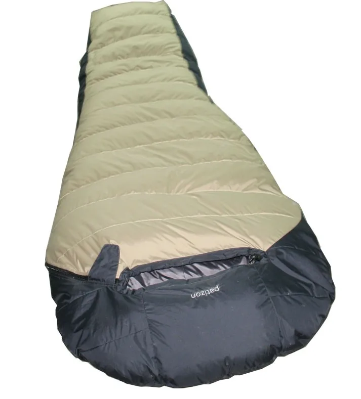 定制户外登山露营防水 90% 白鸭绒木乃伊睡袋