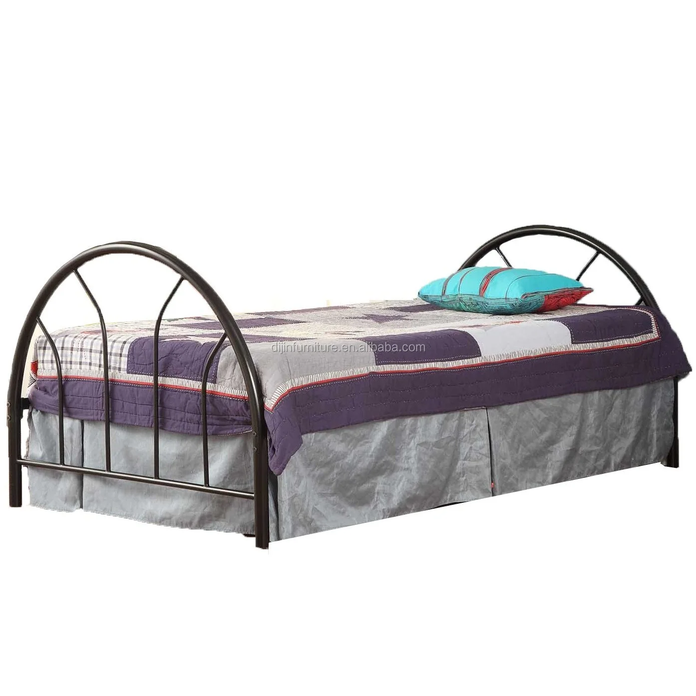 Modern Single Steel Bed Designs/sleeping Bed/one Person Bed Buy