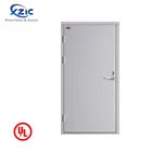Commercial exterior plain myanmar 3 hour ul listed steel fire door