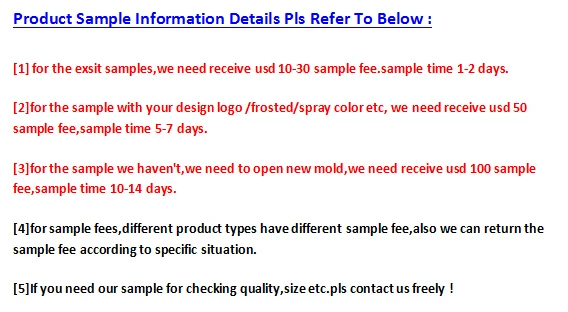 sample information