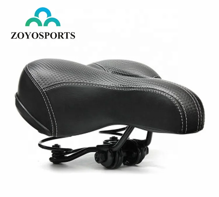 

ZOYOSPORTS Ergonomic Bike Saddle Bicycle Seat, Bike Seat with Shockproof Spring and Punching Foam System,Cycling MTB Saddle, Black, or as your request