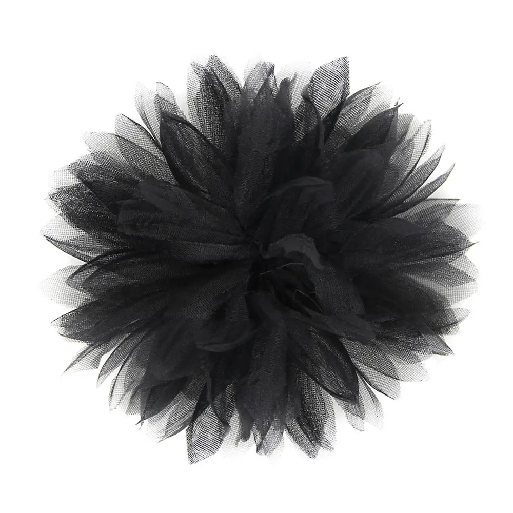 
Factory Price Keychain Patch Knitted Webbing flower handmade 