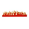 Popular design fire twill embroidery patches