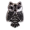 New Garment Accessory Big Owl Sequin Patch