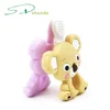 2019 Amazon Food Grade BPA Free Custom Kids Teething Clean Toys Koala Teether Silicone Baby Training Toothbrush