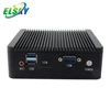 x86 12V fanless rs485COM 1000M LAN VGA HD-MI industrial control intel atom mini pc.