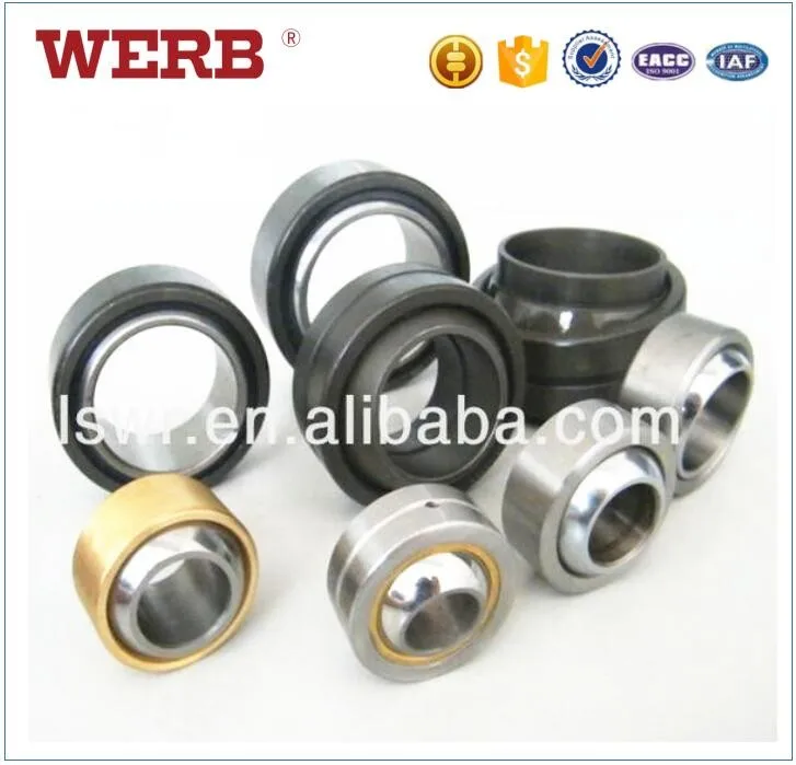 High Pressure Gcr 15 Geg12es Threaded Spherical Plain Shaft Bearing