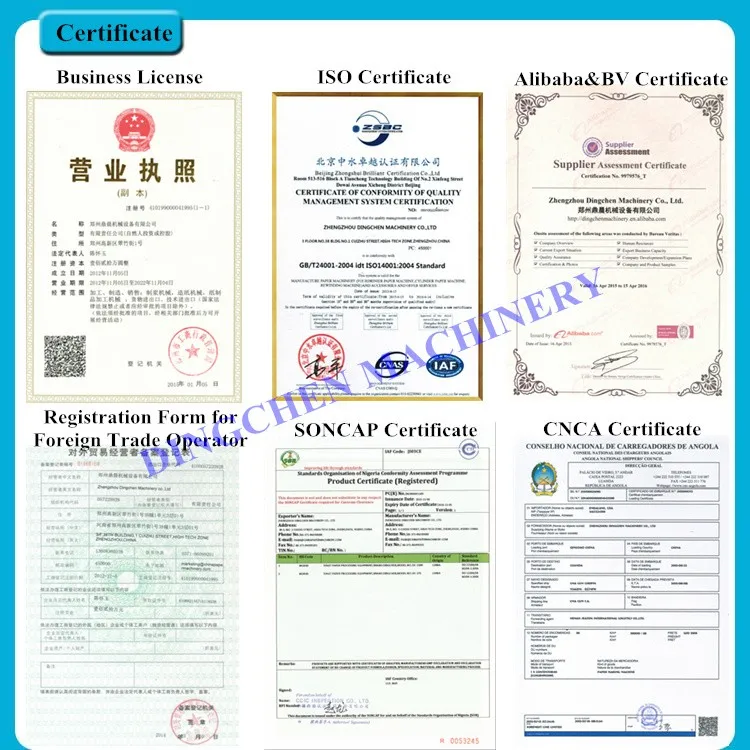 Wood/ Straw/ Bamboo/ Cotton/ Pulp 1092mm Tissue Paper Making Machine