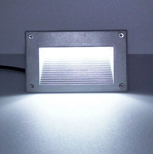 Aluminum 12 Volt Outdoor 5w Stair Recessed Led Step Light Aluminum 12 Volt Outdoor 5w Stair