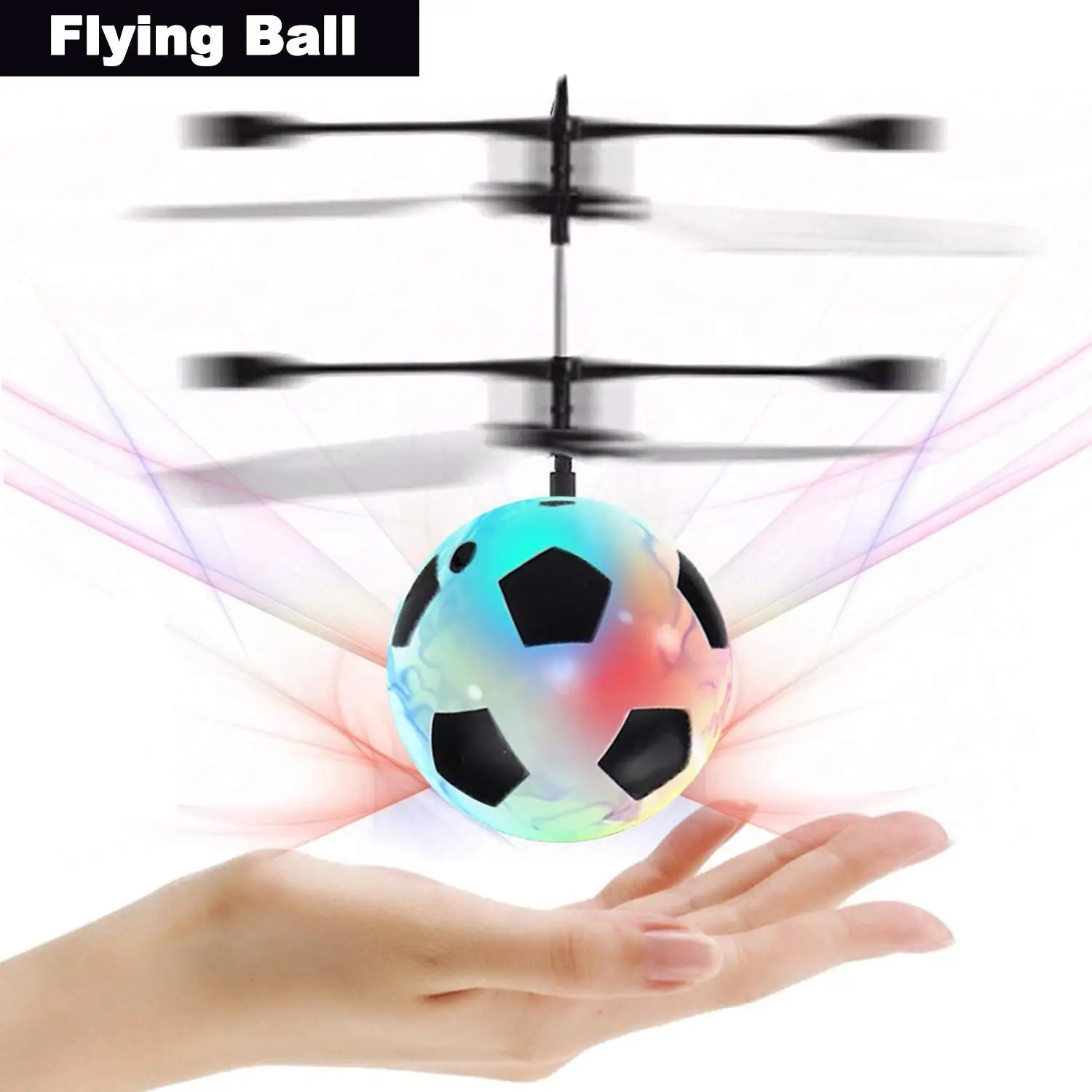 fansidi newest pink helicopter ball