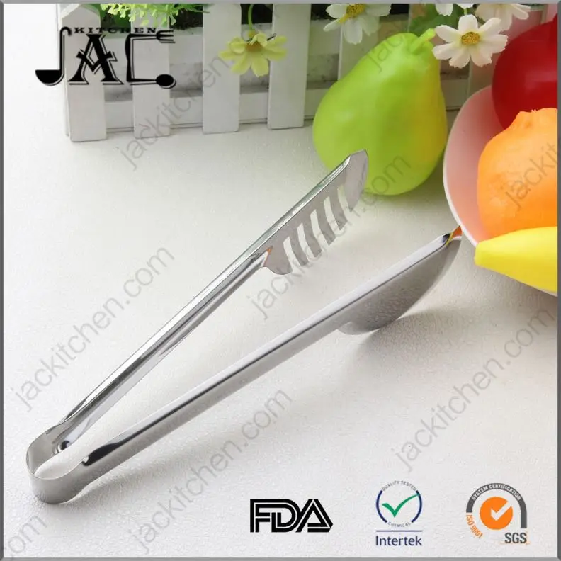 Kitchen Accessories Stainless Steel Pp Large Food Tongs