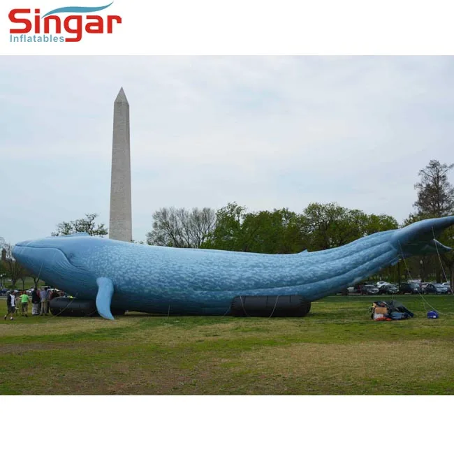 Outdoor Display Animal Model Giant Inflatable Blue Whale For Sale Buy