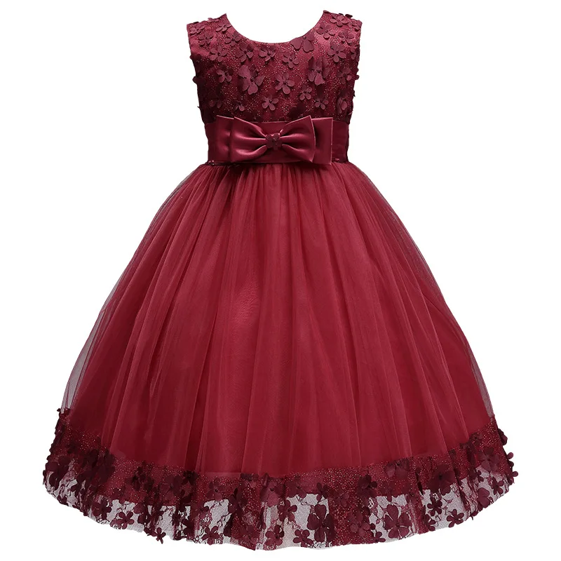 

Retail Chinese Clothing Manufacturers Girls Bridal Gown Baby Sequins Birthday Party Wear Dress, Maroon;pink;green;purple;red;white;dark purple;blue;grey