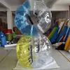 Good price half color PVC know ball, human bubble ball for football D5067