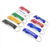 Cheap Promotional Stainless Bottle Openers Keychain Colorful Beer Bottle Opener with Custom Brand Company Logo