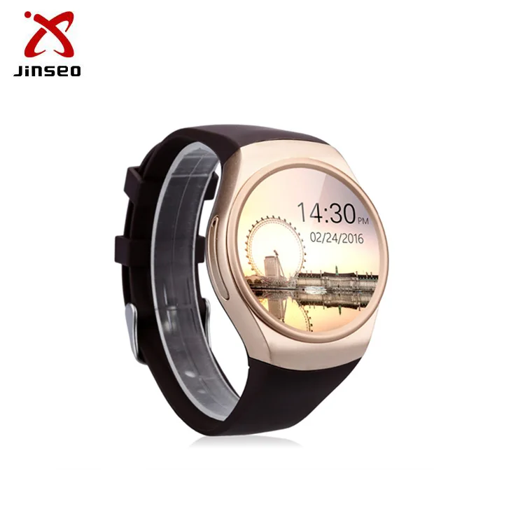 

2018 New Design GFT KW18 Smart Watch Sim Screen Many Function For IOS Android Smartphone For Business Men
