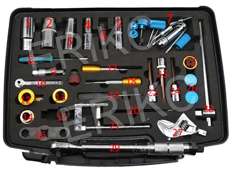 Fuel Injector Dismounting Repair Tool Valve Disassembly Installation Tools Sets 