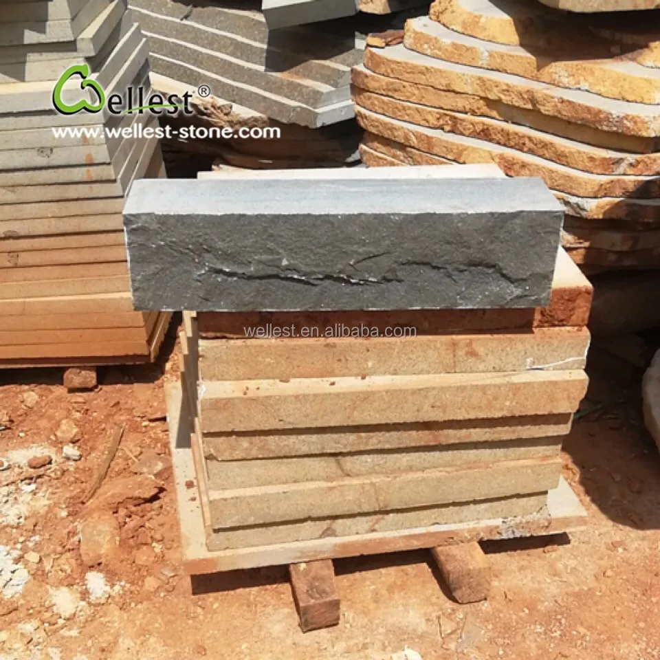 Split Side Black Granite Retaining Wall Blocks Buy Black Granite