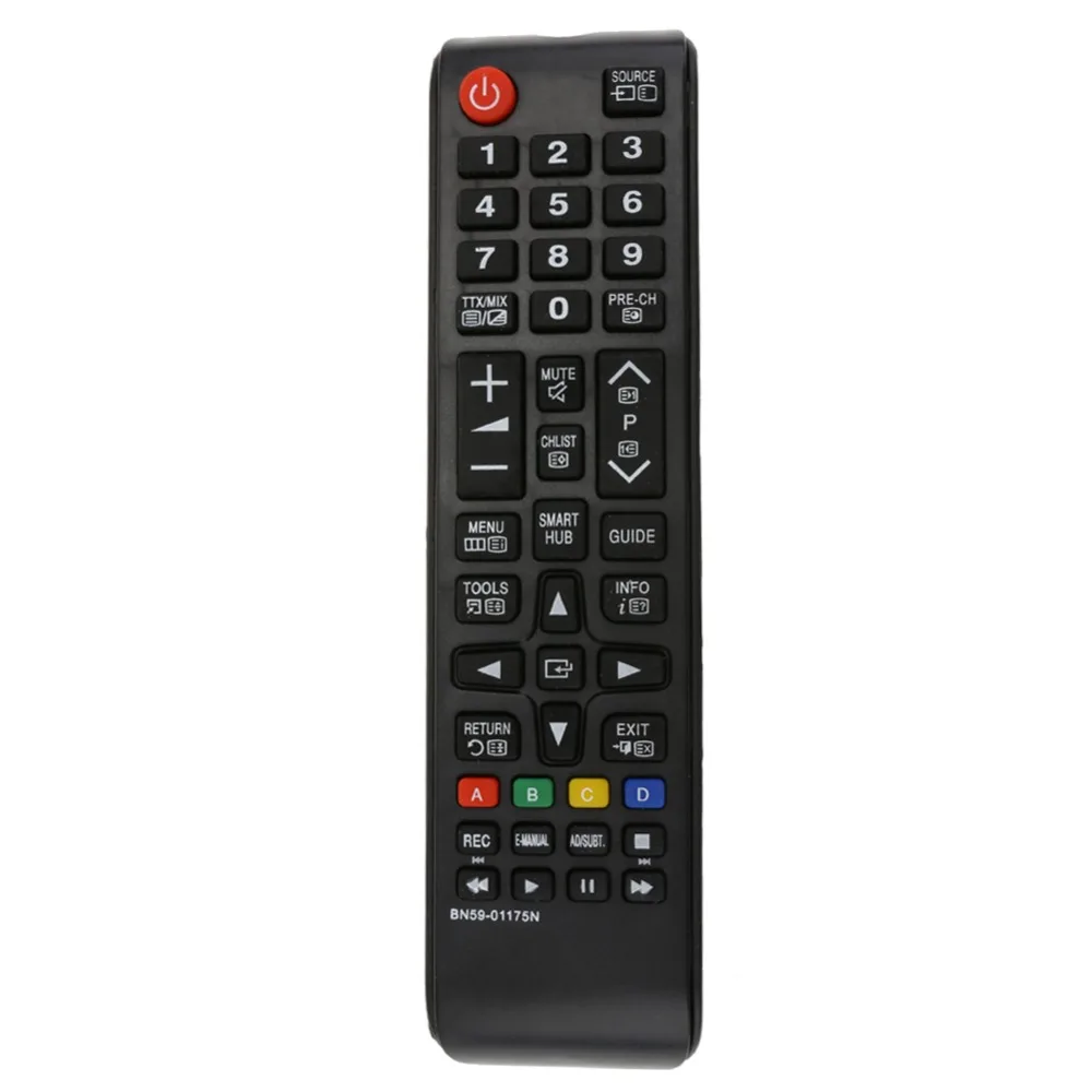 

Universal Smart TV Remote Control Replacement BN59-01175N For Samsung with smart hub button, Black