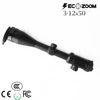 Different scopes manufacturers 3-12x50 devoted to caza hunting 4x zoom large objective lens diameter 50 easy aiming riflescope