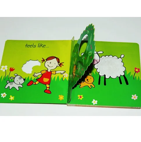 
Vivid and cute magic baby touch and feel activity books 