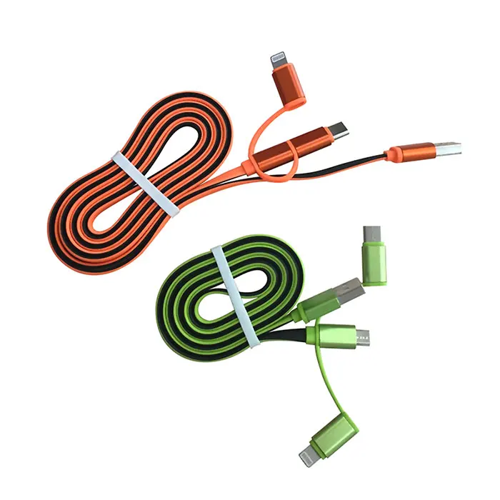 

Factory wholesale usb multi data charging cable 3 in 1 cable