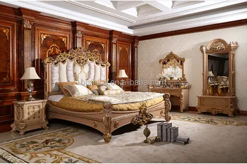Ivory French Rococo Style Wooden King Size Bed Royal Hand Carved Villa Bedroom Furniture Moq 1 Set Buy French Rococo King Size Bed French Hand