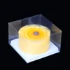 Custom Design Clear Biodegradable PLA Plastic Cake Box Packaging