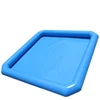 Blue plato pvc large inflatable swimming pool /Custom Blue Color Largest Inflatable Water Pool For Sale