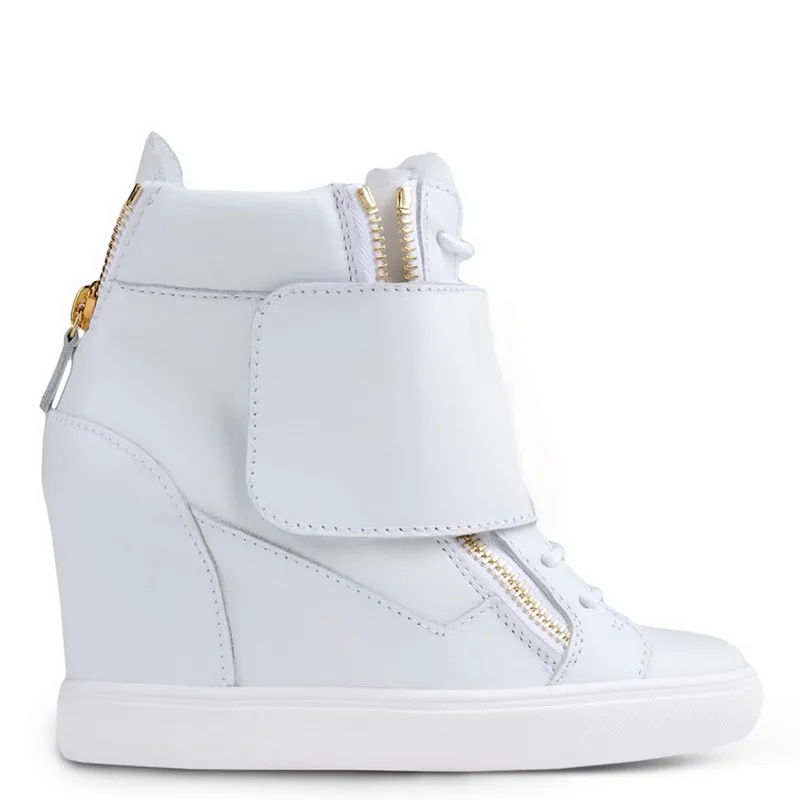 velcro wedge sneakers