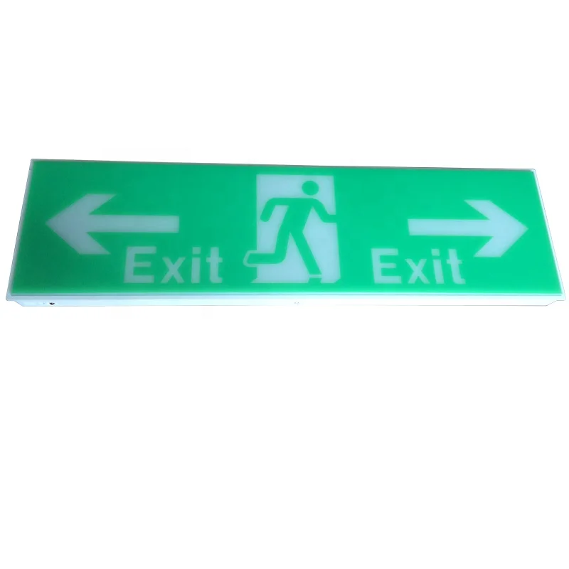 Maintained Led Emergency Exit Sign Plate Light
