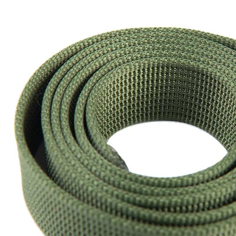 户外帆布尼龙腰带材料合金扣编织织物腰带 - buy 尼龙带,织物带,战术