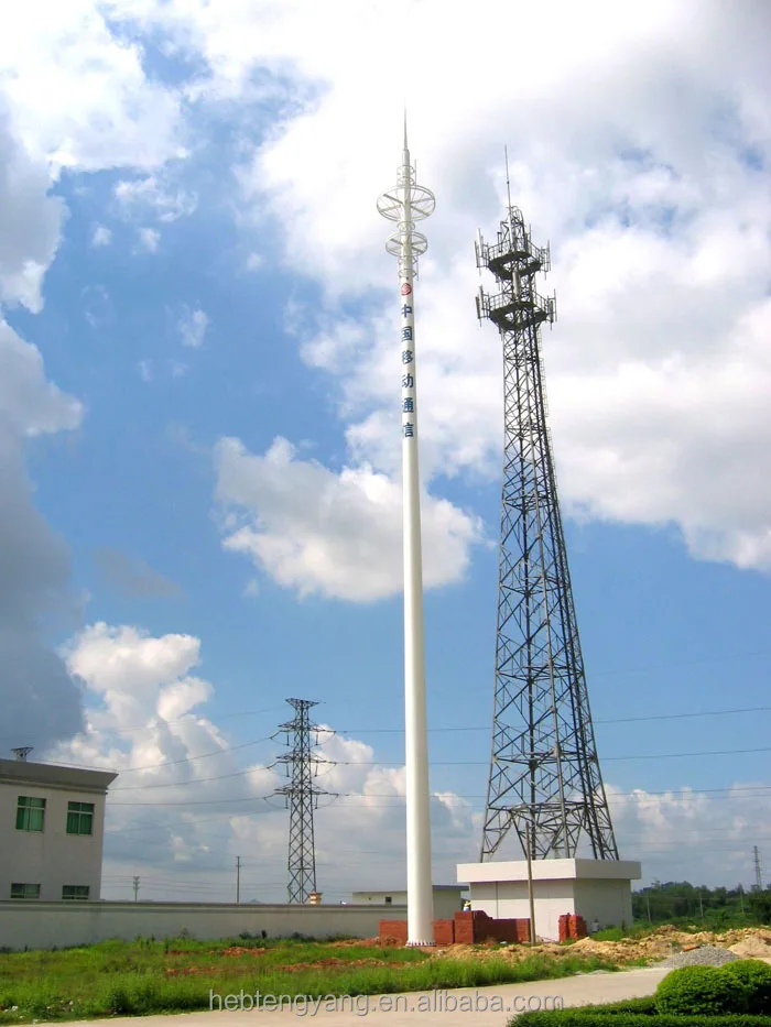 高品质电信微波天线杆塔 