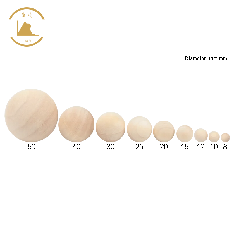 

Factory Direct Hot Sale Stock Birch Wood Bead Ball