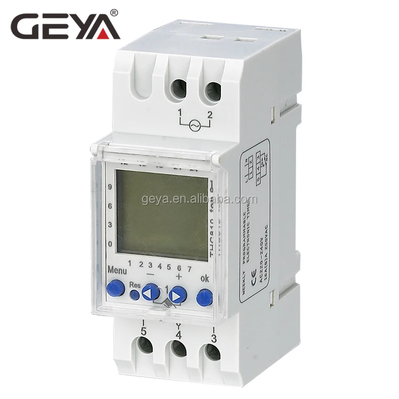 

GEYA 811 16A 20A 30A programmable digital electronic timer