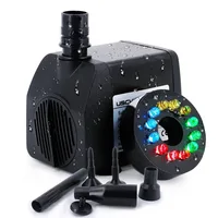 

Small Submersible Fountain Pump 12 LED Submersible Water Pump for Garden Pond Fish Tank,Aquarium