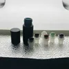 Wholesale #16 replace 10ml natural colored stone black gemstone roller ball