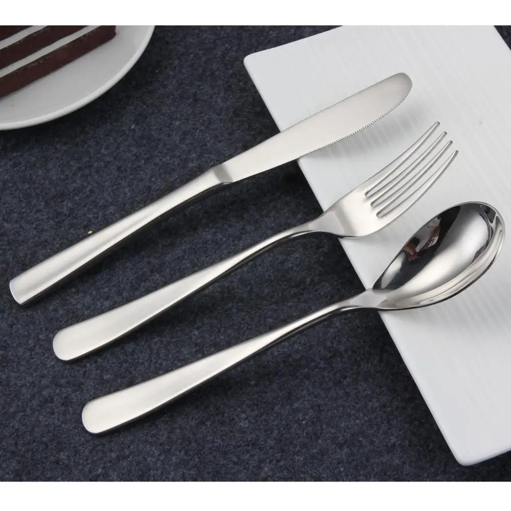 Jieyang Royal Stainless Steel Cutlery Set,Mirror Polish 24 Pieces